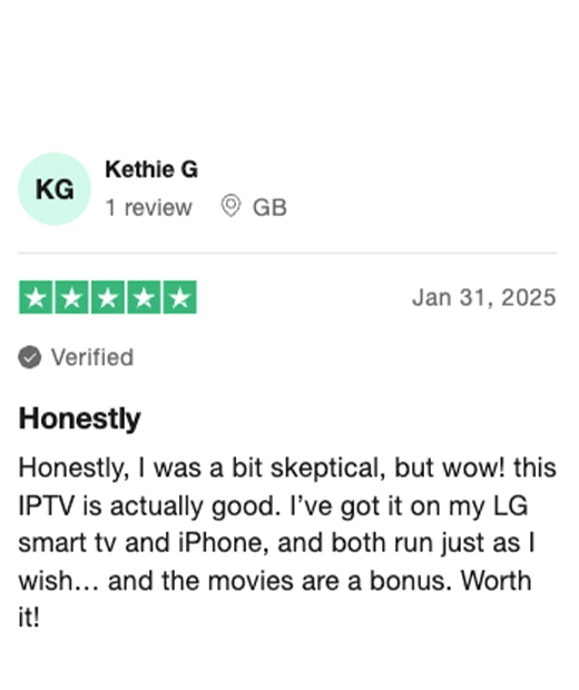 TVBOXUK - IPTV Subscription Trustpilot Reviews