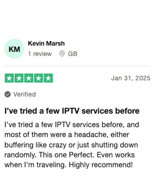 TVBOXUK - IPTV Subscription Trustpilot Reviews